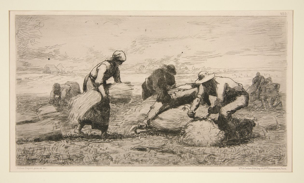 Segregatory snopków autorstwa Jules Dupré