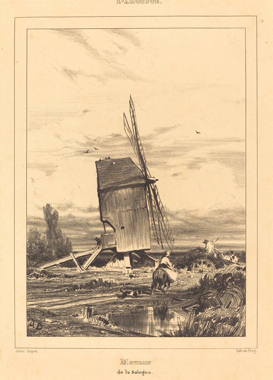 Młyn Sologne autorstwa Jules Dupré