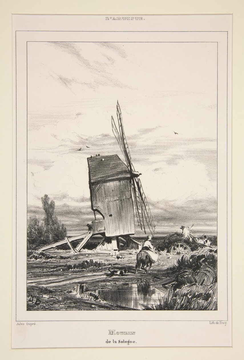 Sologne Mill autorstwa Jules Dupré