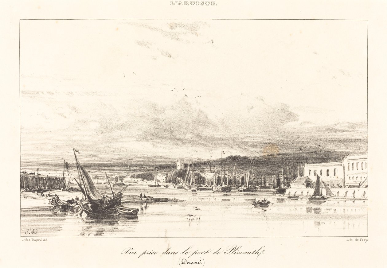 Zobacz w Plymouth Port autorstwa Jules Dupré