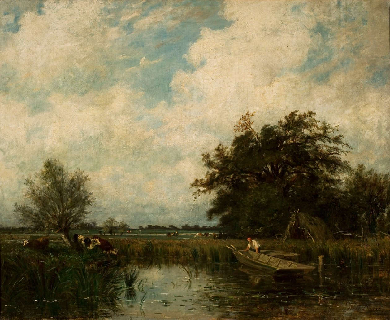 Krajobraz ze stawem autorstwa Jules Dupré