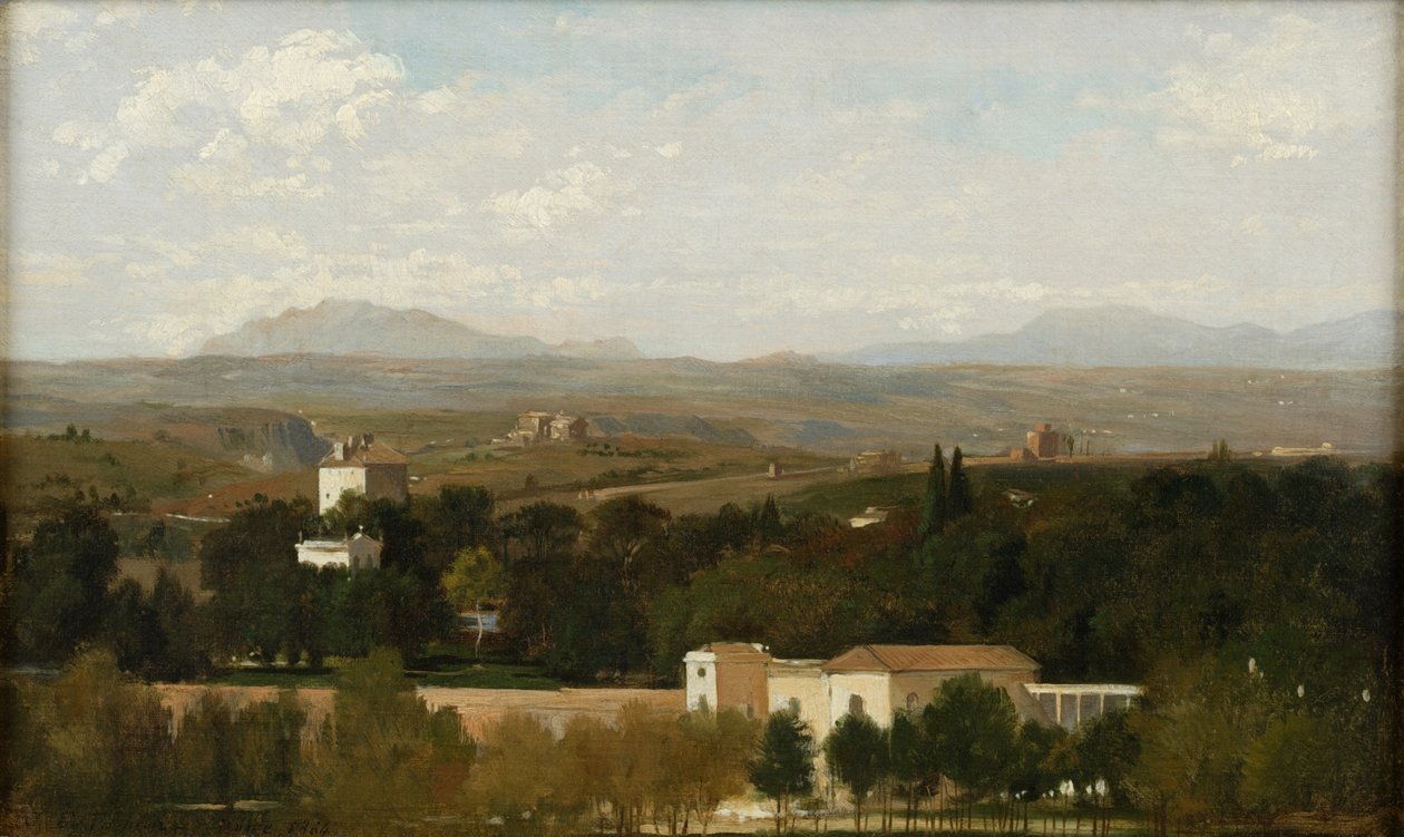 Widok w pobliżu Rzymu, 1864 autorstwa Jules Emile Saintin