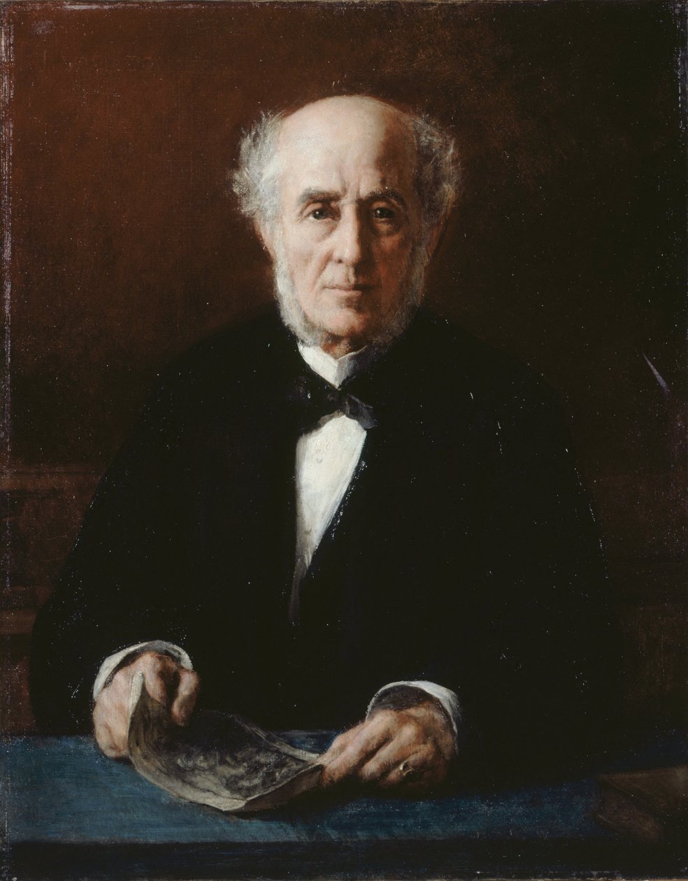 Portret pisarza Étienne Arago 1802-1892 , 1882. autorstwa Jules Emmanuel Valadon