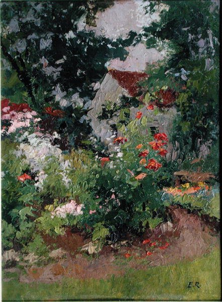 Studio u Romeny, dom i ogród (jadalnia) autorstwa Jules Ernest Renoux