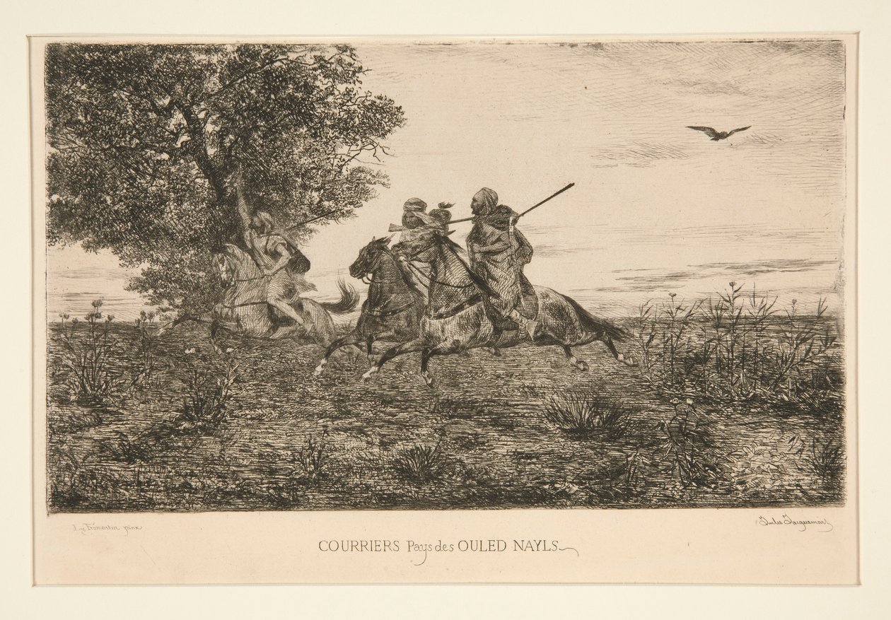 Kurierzy Ouled Nayles Kraj autorstwa Jules Ferdinand Jacquemart