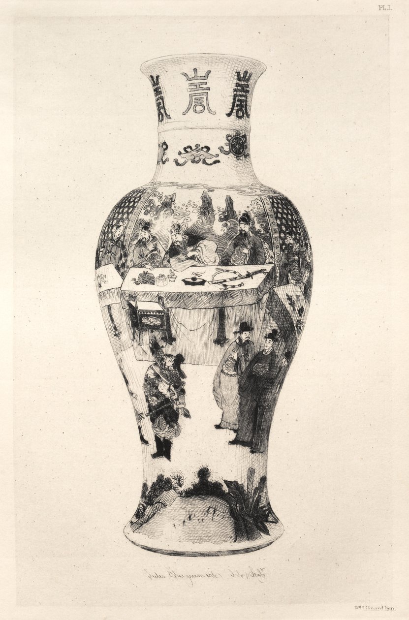 Historia sztuki ceramicznej: opisowe i filozoficzne studium ceramiki... Tablica II, 1877. autorstwa Jules Ferdinand Jacquemart