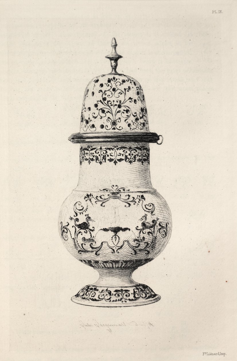 Historia sztuki ceramicznej: opisowe i filozoficzne studium ceramiki... Tablica IX, 1877. autorstwa Jules Ferdinand Jacquemart
