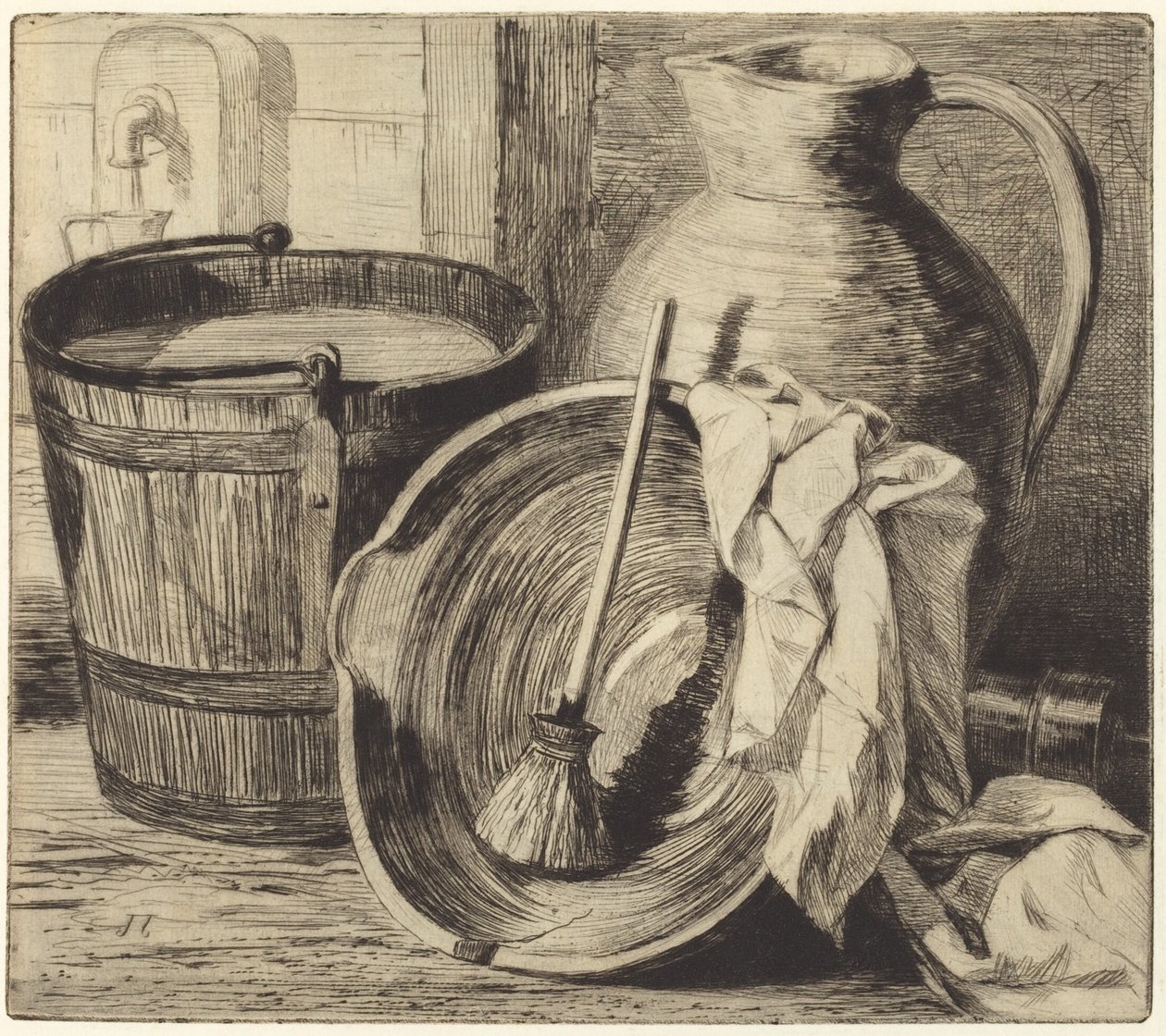 Woda autorstwa Jules Ferdinand Jacquemart