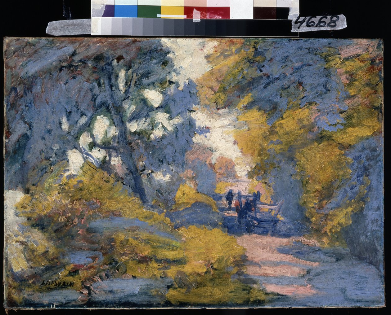 Słoneczna droga. Obraz Julesa-Leona Flandrina (Jules Leon Flandrin autorstwa Jules Flandrin