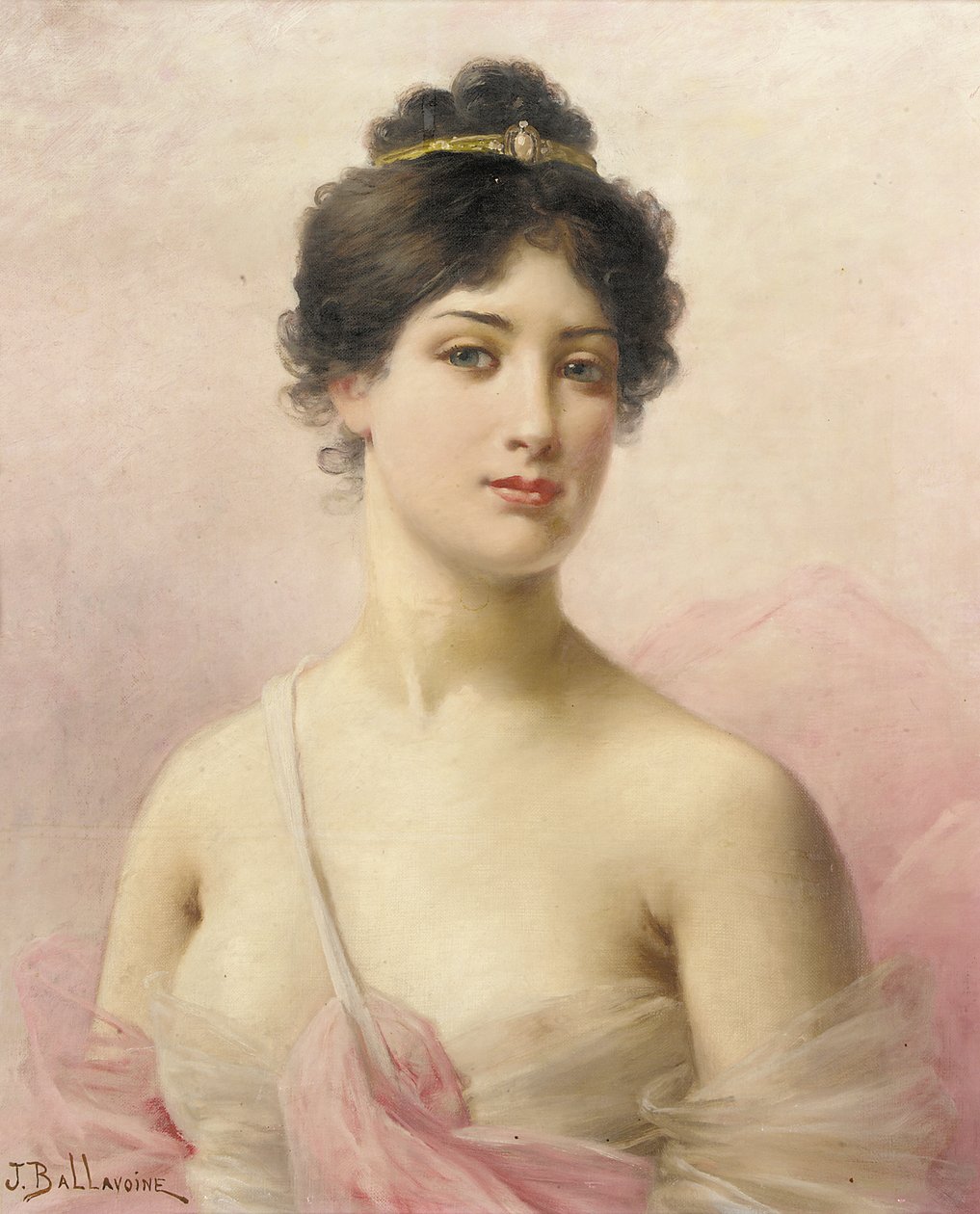 Młoda piękność autorstwa Jules Frederic Ballavoine