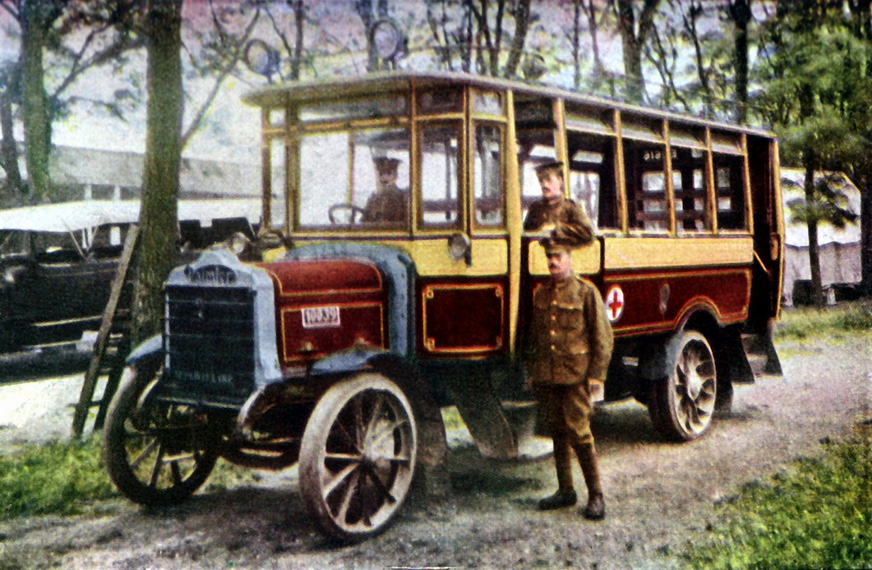 Bitwa nad Marną, wrzesień 1914 (autochrome) autorstwa Jules Gervais Courtellemont