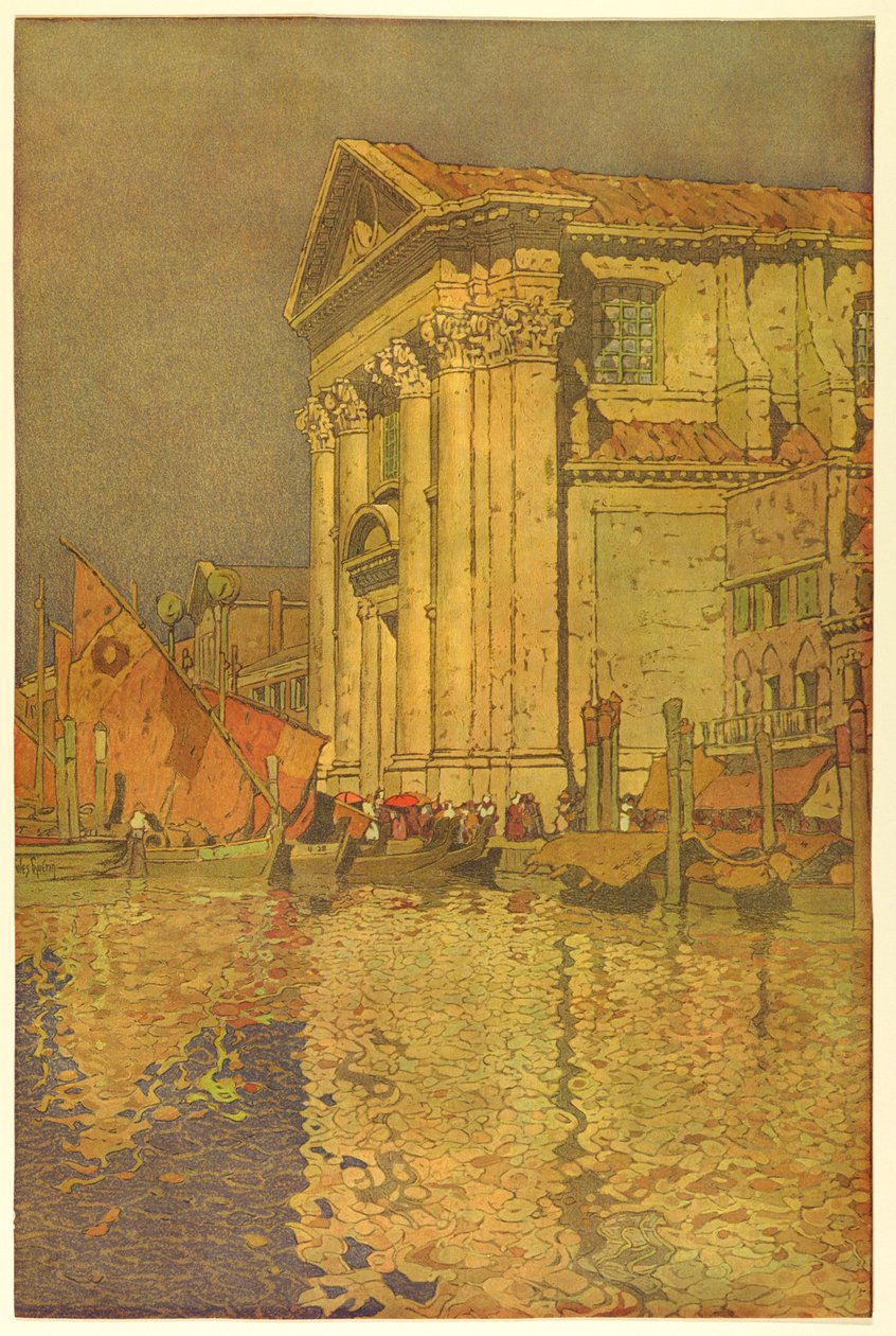 Kościół San Salvatore, Wenecja autorstwa Jules Guerin