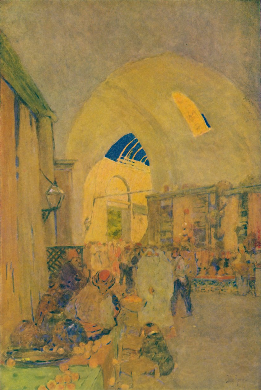 Wielki Bazar w Konstantynopolu, 1913 autorstwa Jules Guerin