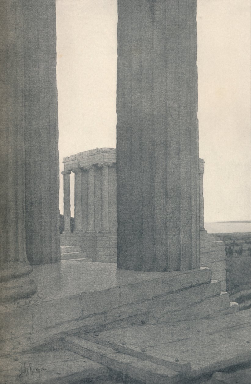 Świątynia Ateny Nike w Atenach, 1913 autorstwa Jules Guerin