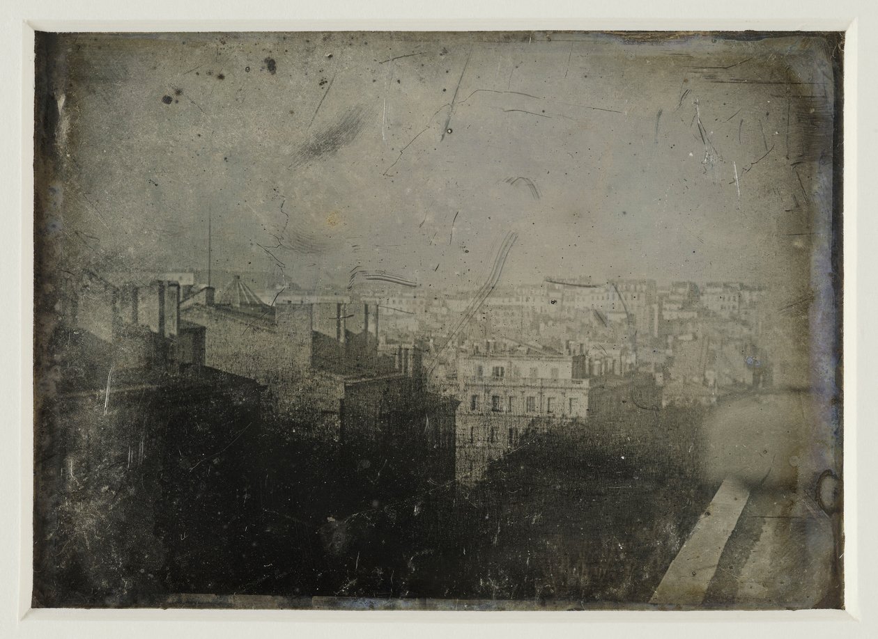 Widok Paryża, ok. 1842 r. (zdjęcie) autorstwa Jules Itier