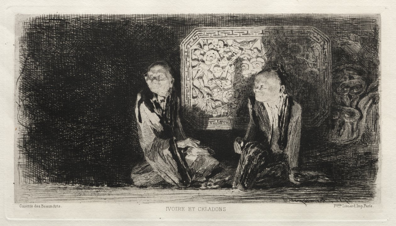 Kość Słoniowa i Seledyn autorstwa Jules Jacquemart