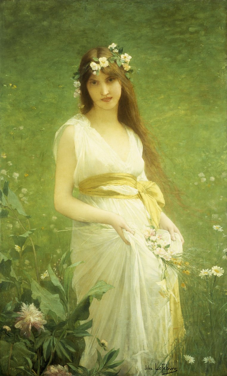 Wiosna autorstwa Jules Joseph Lefebvre