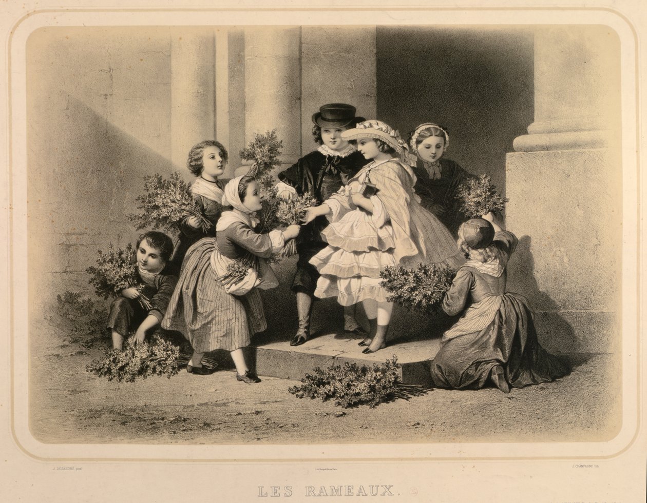 Niedziela Palmowa, ryt. J. Champagne autorstwa Jules Marie Desandre