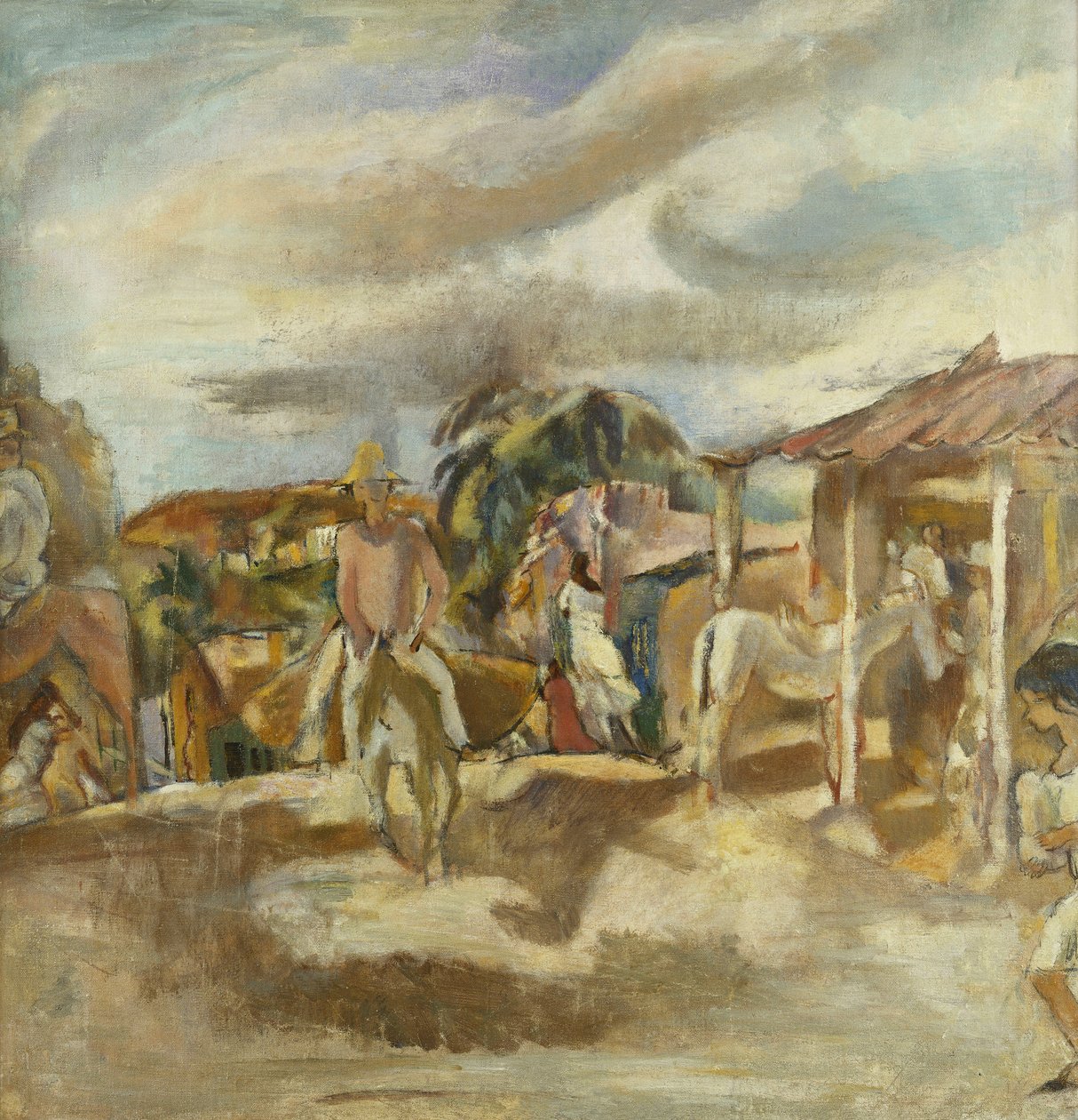 Wioska Kubańska; Wioska Kubańska, ok. 1917-1918 autorstwa Jules Pascin