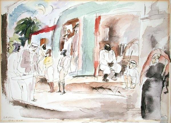 Hawana (akwarela na papierze) autorstwa Jules Pascin