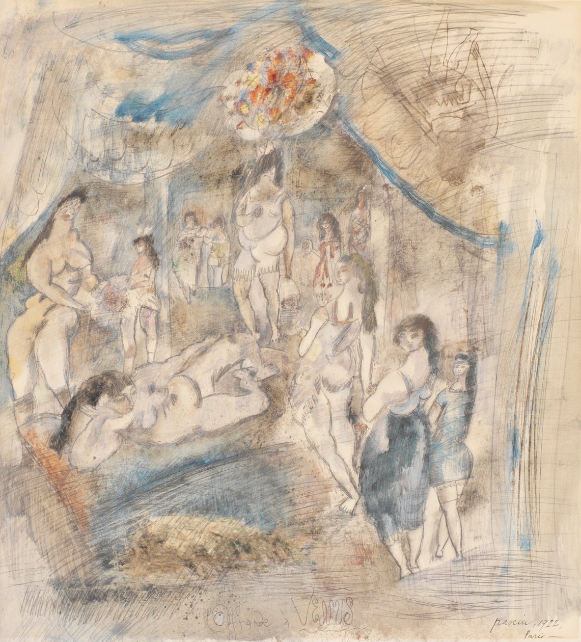 Ofiarowanie Wenus autorstwa Jules Pascin