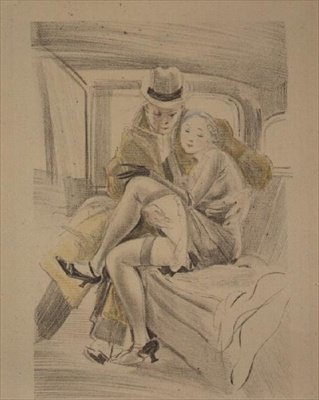Kolejowe igraszki autorstwa Jules Pascin