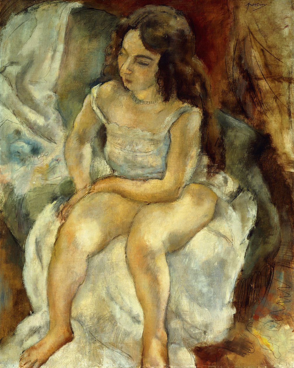 Model; La Modele, 1928 autorstwa Jules Pascin