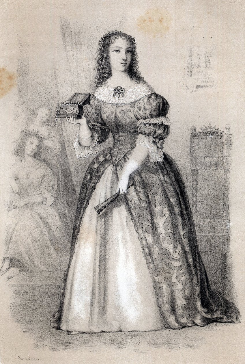 Portret Anne Marie de La Tremoille, księżnej Ursinów (1642-1722) autorstwa Jules and Raunheim Hermann David