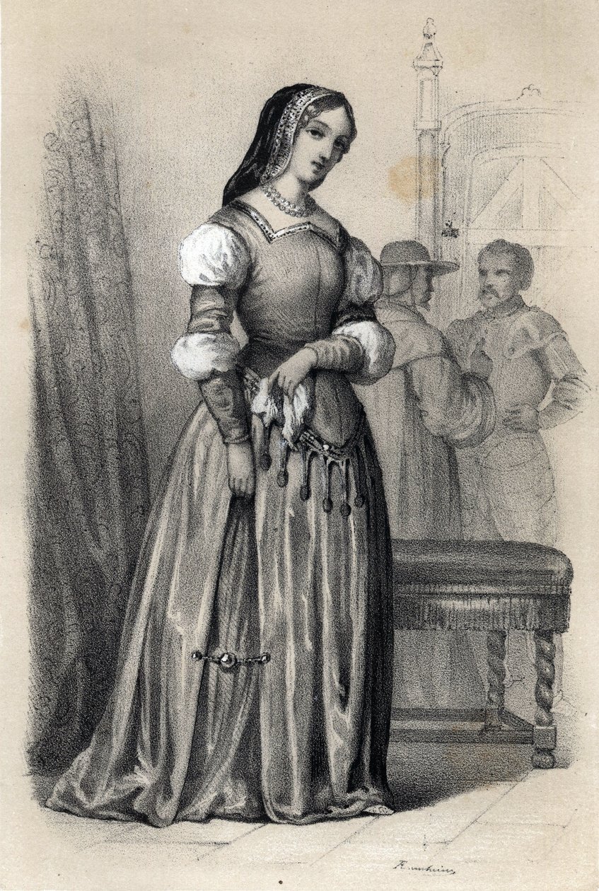 Portret Katarzyny Sforzy (Caterina) autorstwa Jules and Raunheim Hermann David