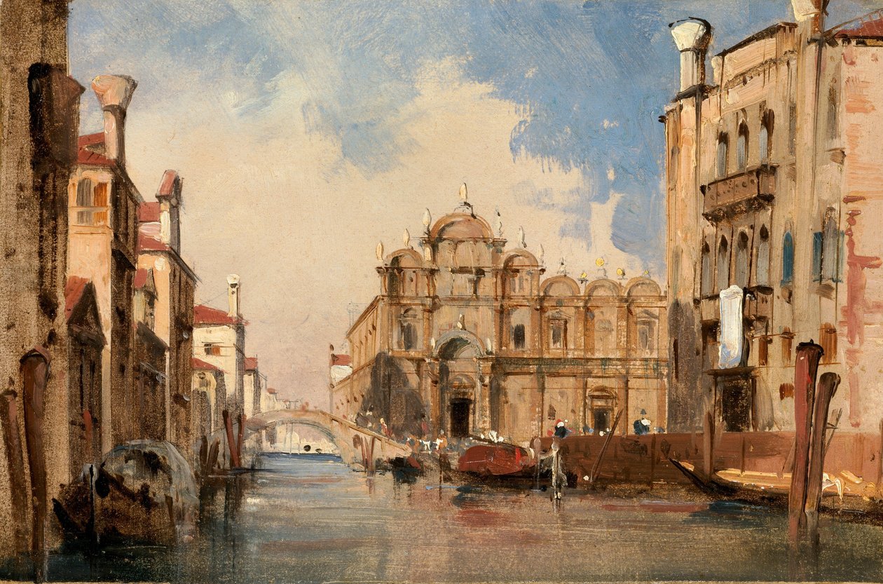 Scuola di San Marco, Wenecja, c. 1830. autorstwa Jules Romain Joyant