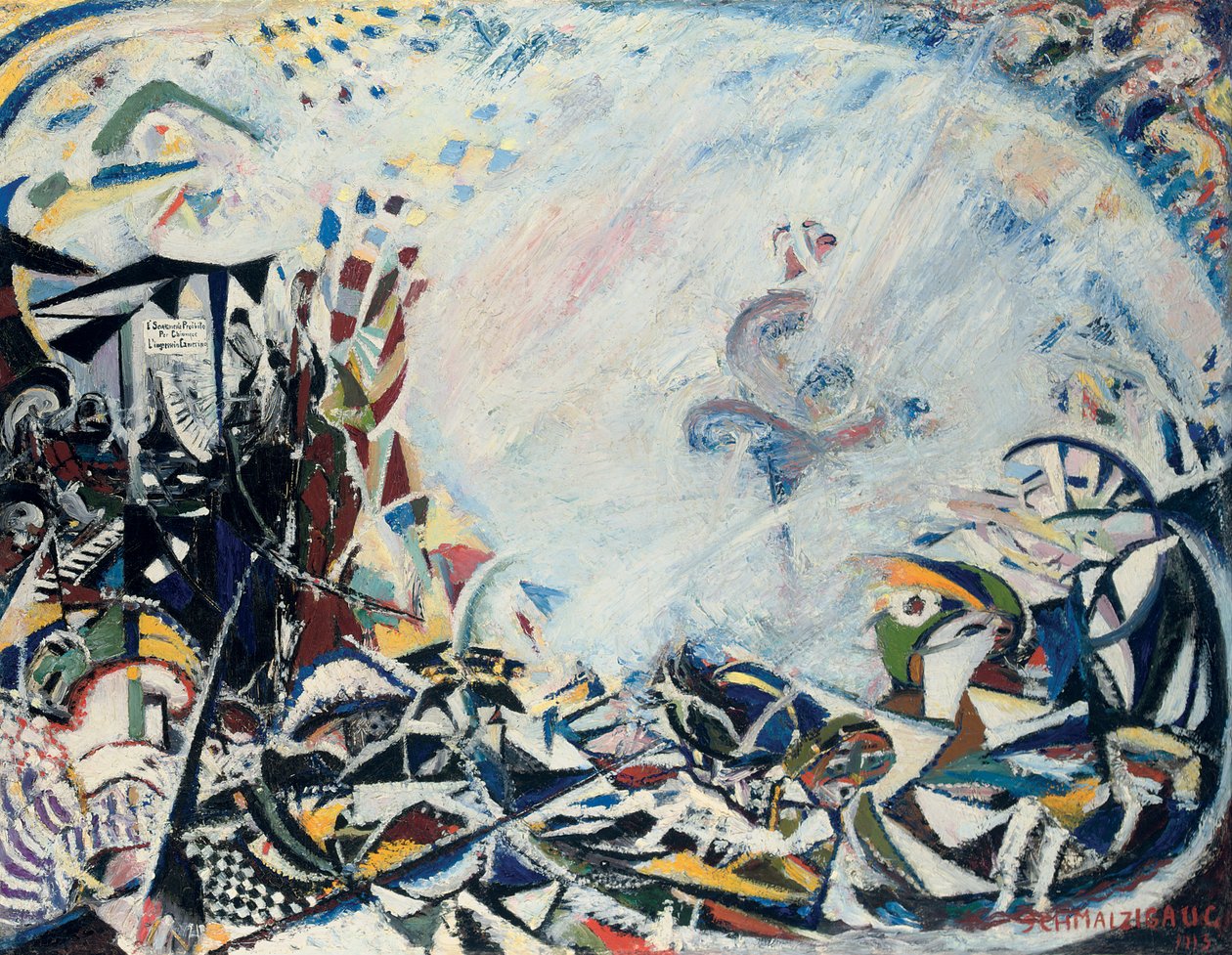 Dynamika tańca; Dynamika tańca, 1913 autorstwa Jules Schmalzigaug