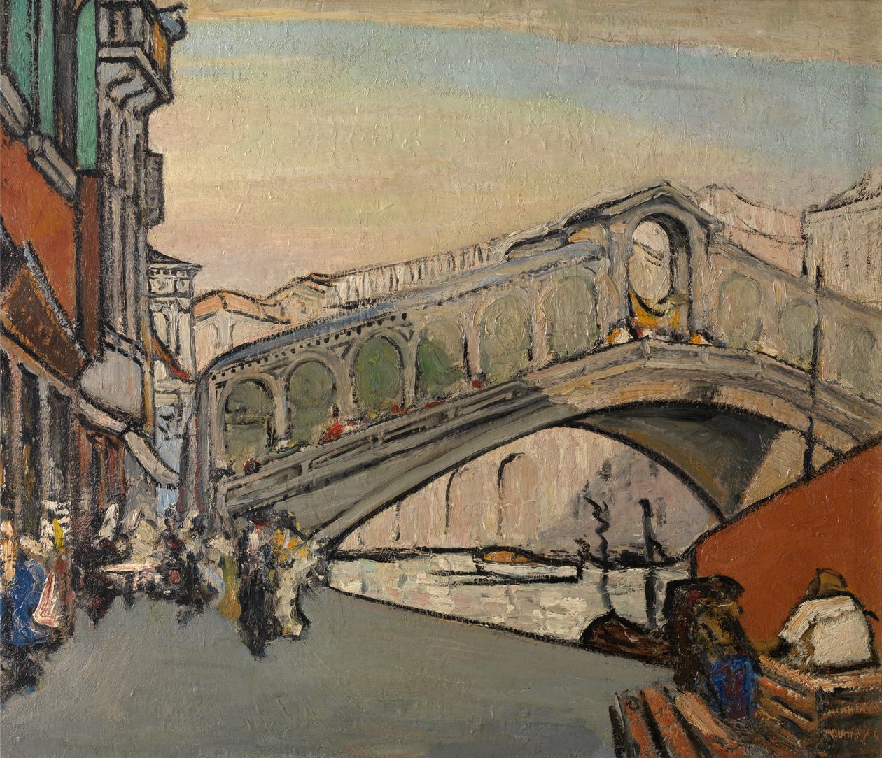 Most Rialto w Wenecji autorstwa Jules Schmalzigaug