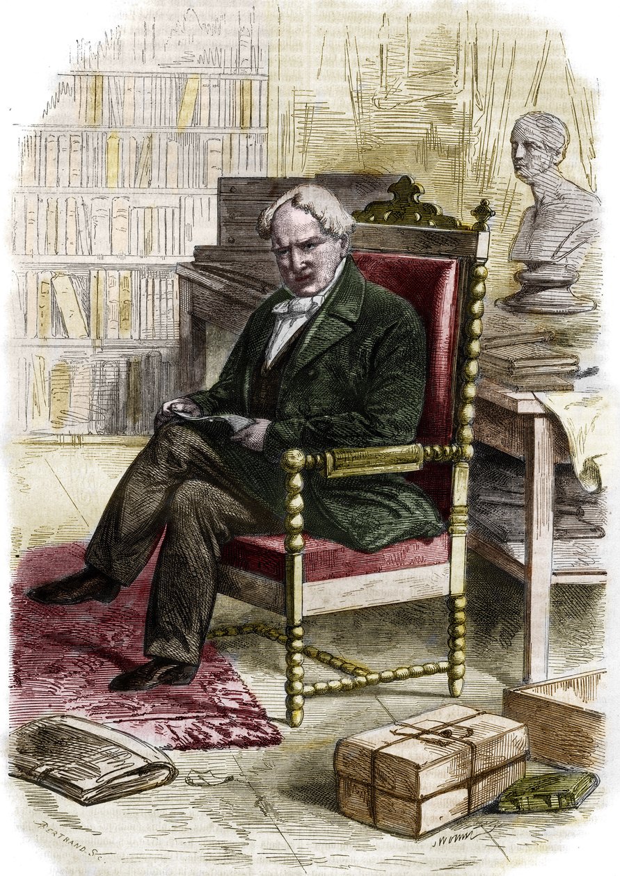 Portret Aleksandra von Humboldta (Aleksander Humboldta) autorstwa Jules Worms