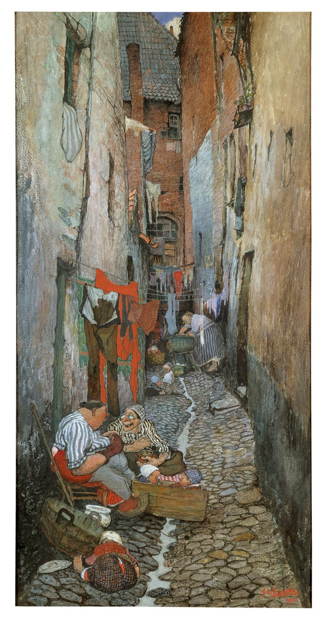 Aleja autorstwa Jules de Bruycker