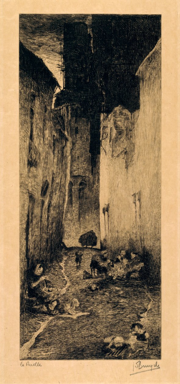 Callejón en Gantepolas autorstwa Jules de Bruycker