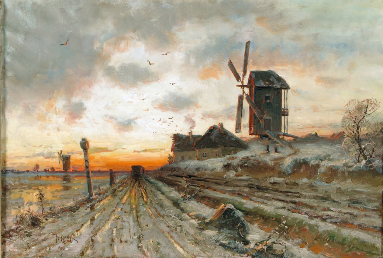 Wczesna wiosna 1906 autorstwa Juli Julievich Klever