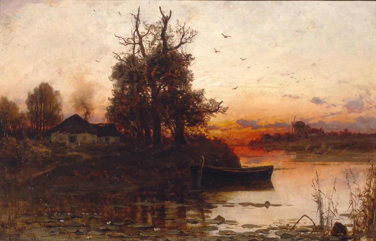 Cisza wieczorna, 1894 autorstwa Juli Julievich Klever