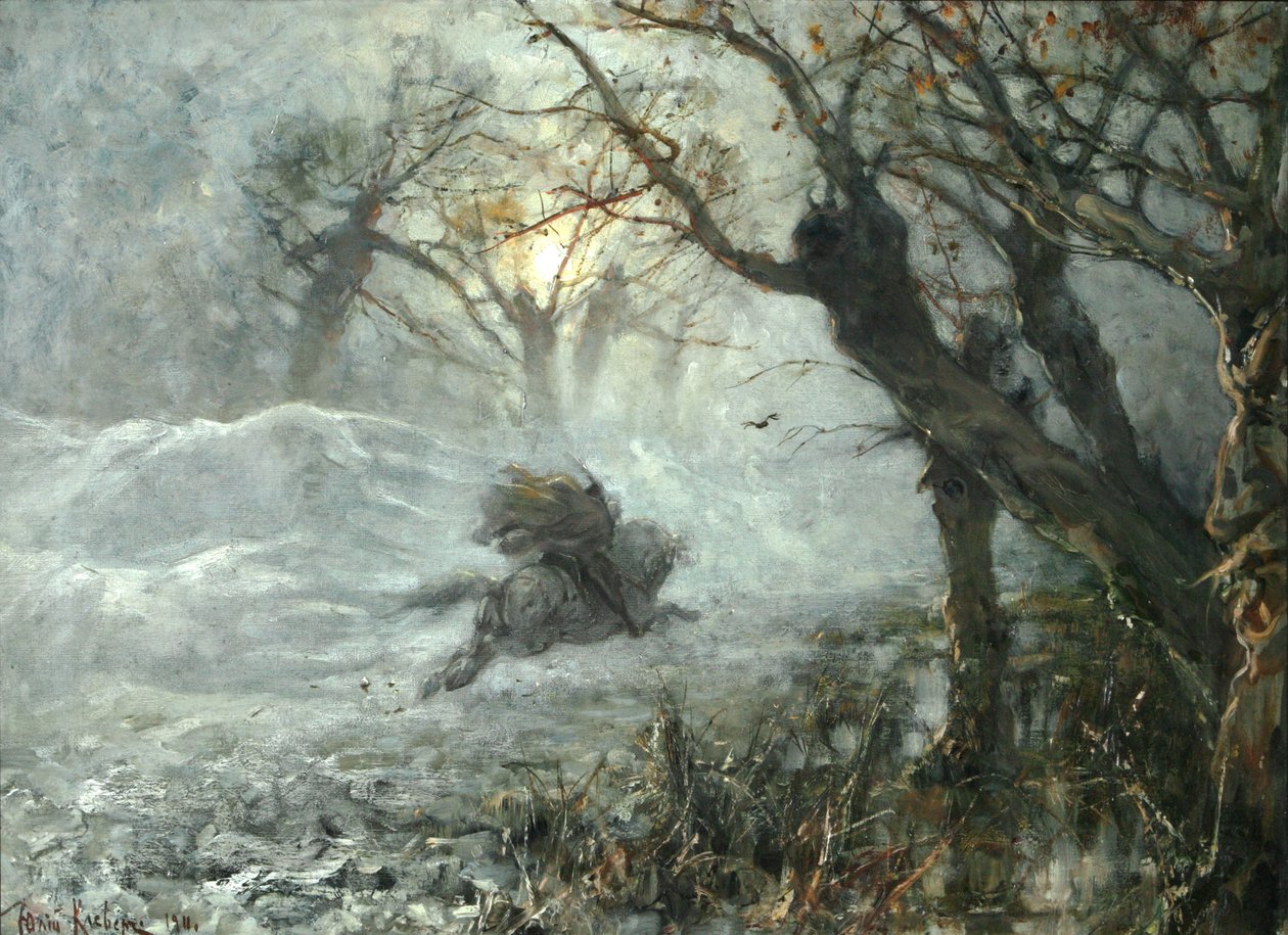 Król lasu, ok. 1887 autorstwa Juli Julievich Klever