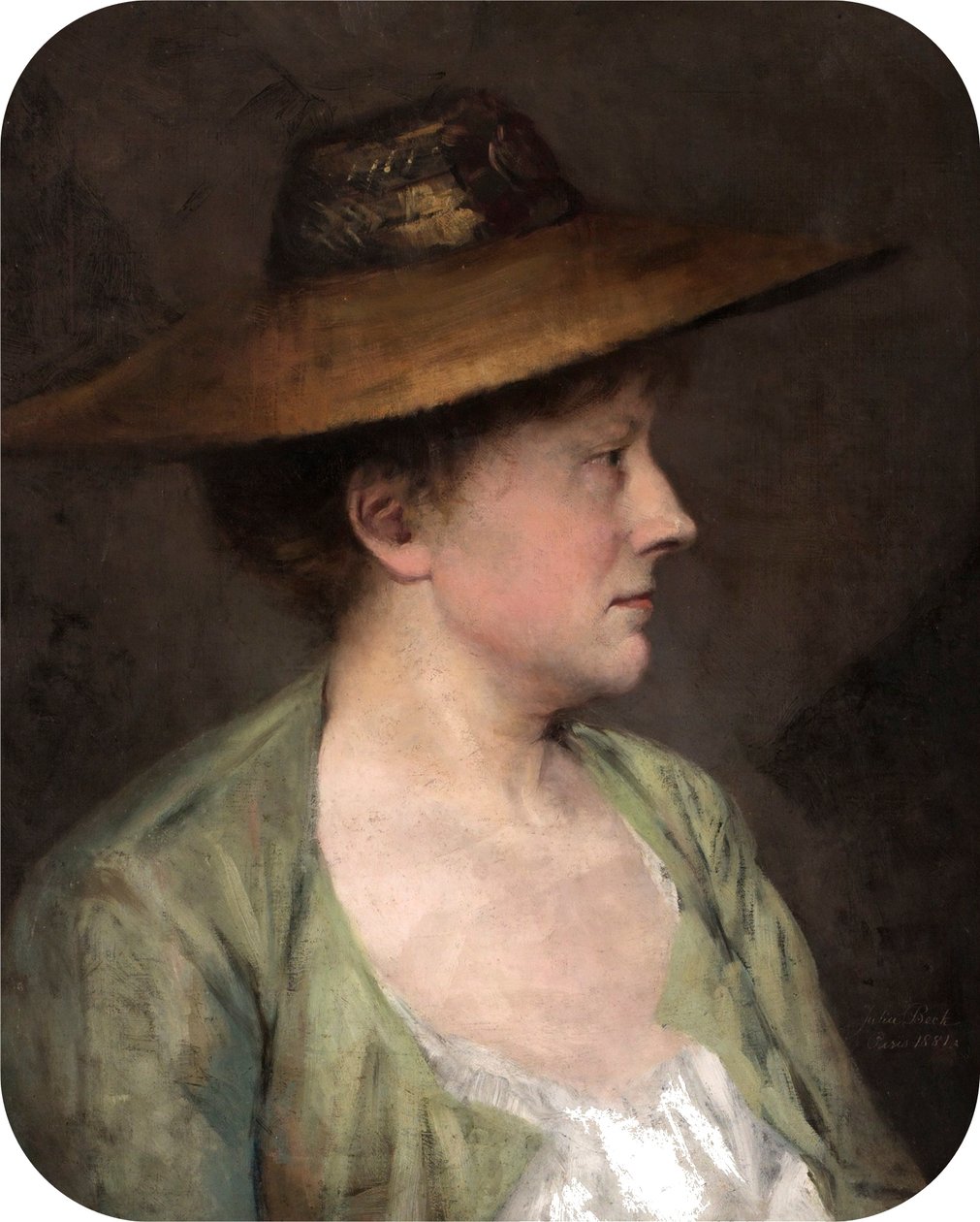 Portret kobiety autorstwa Julia Beck