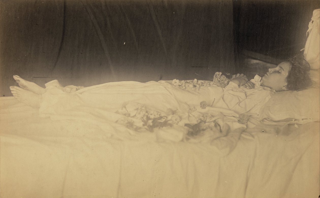 (Badanie martwego dziecka) autorstwa Julia Margaret Cameron