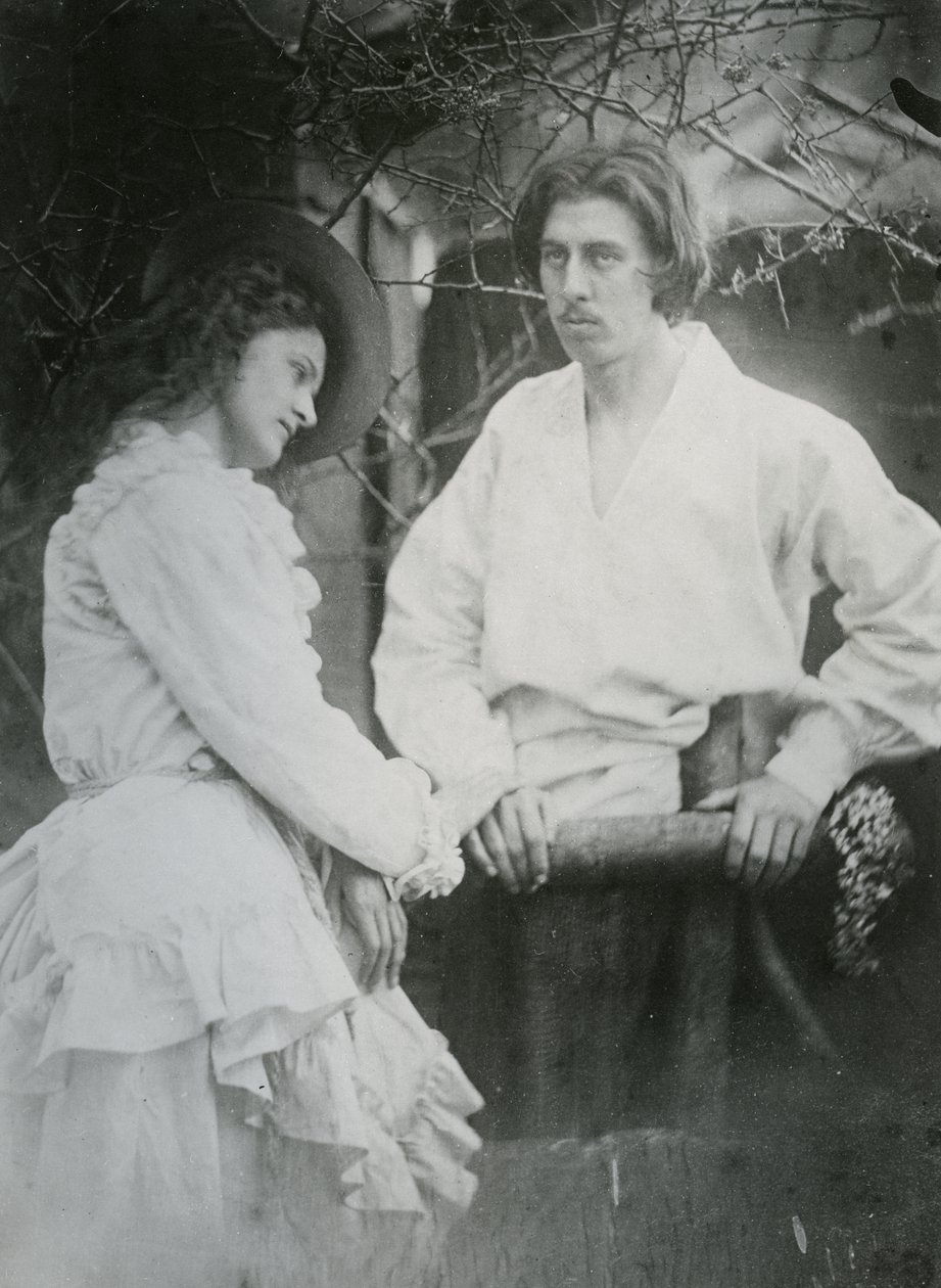 Sylwester, ilustracja z „The May Queen” Alfreda, Lorda Tennysona, 1875 (druk albumowy) autorstwa Julia Margaret Cameron