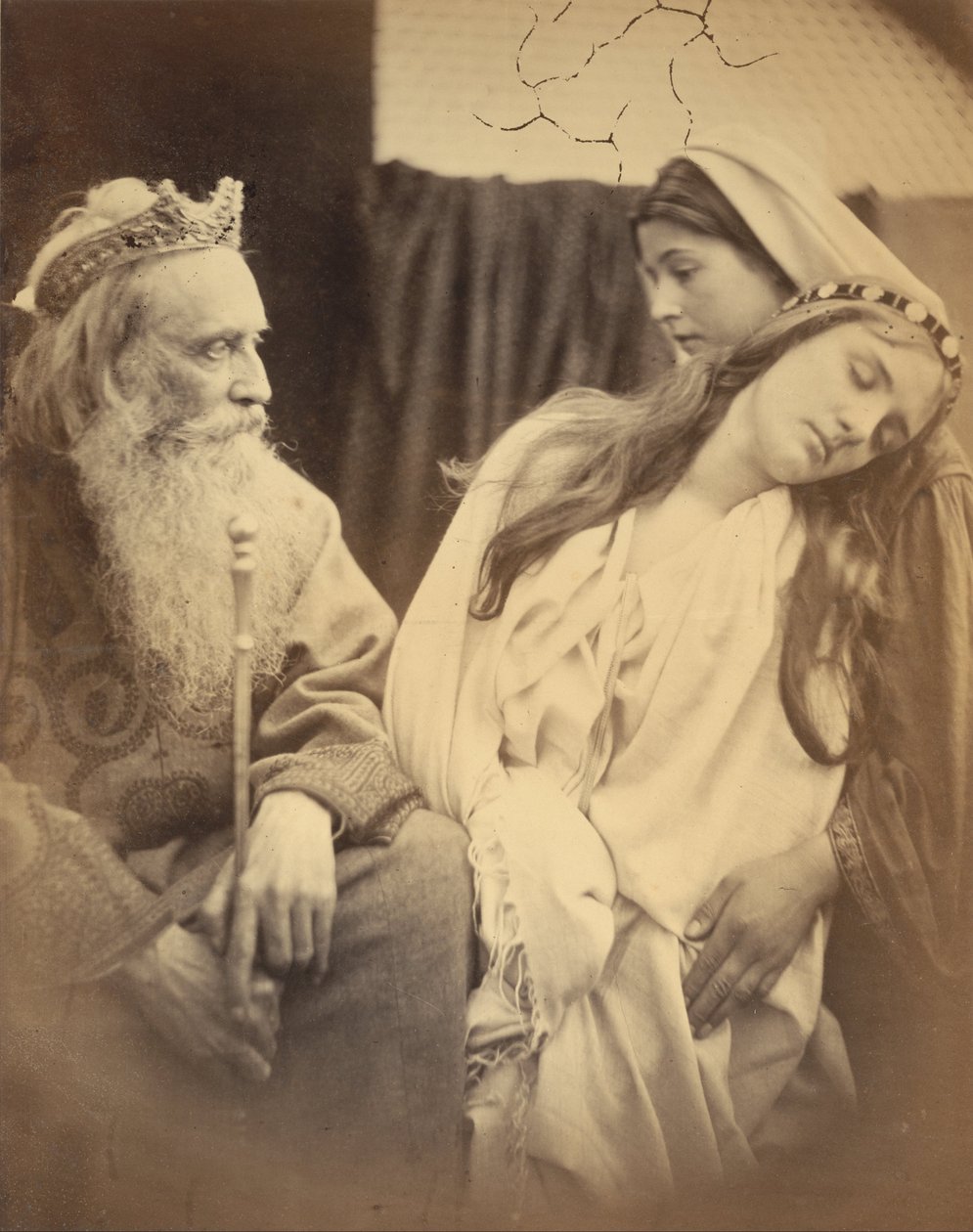 Królowa Estera przed królem Aswerusem autorstwa Julia Margaret Cameron