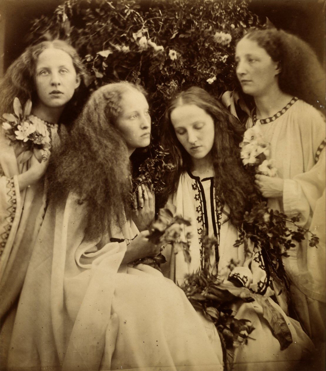 Dziewczęcy Ogród Rosebud autorstwa Julia Margaret Cameron
