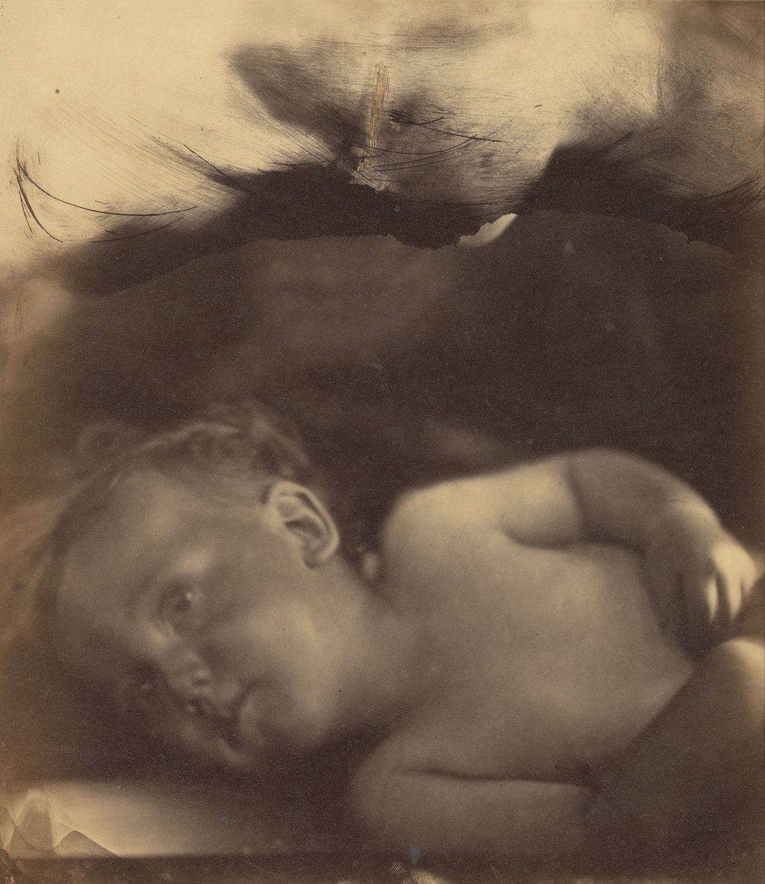 Wizja niemowlęcia Samuela autorstwa Julia Margaret Cameron