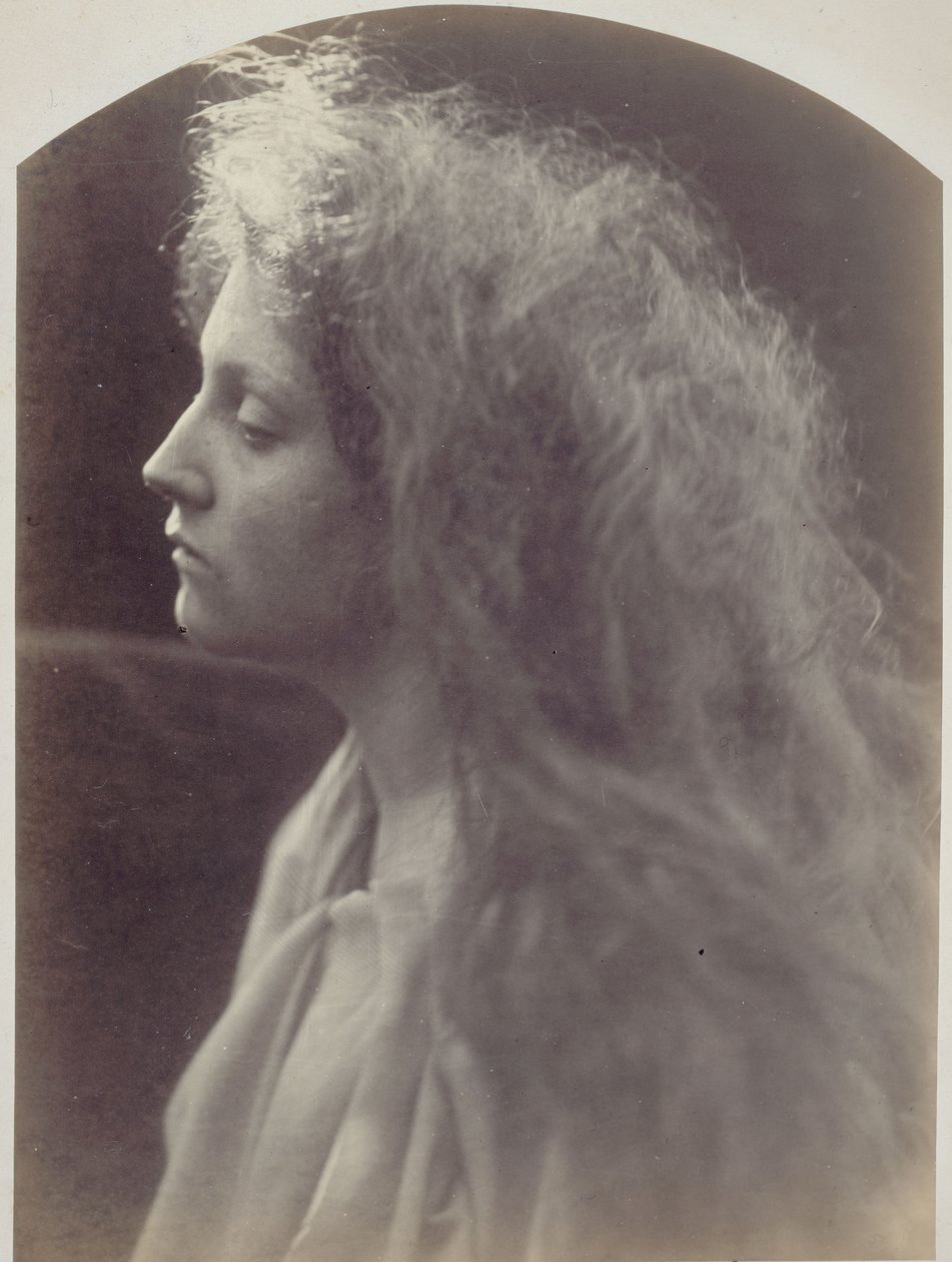 „Anioł przy grobie” - Mary Ann Hillier autorstwa Julia Margaret Cameron