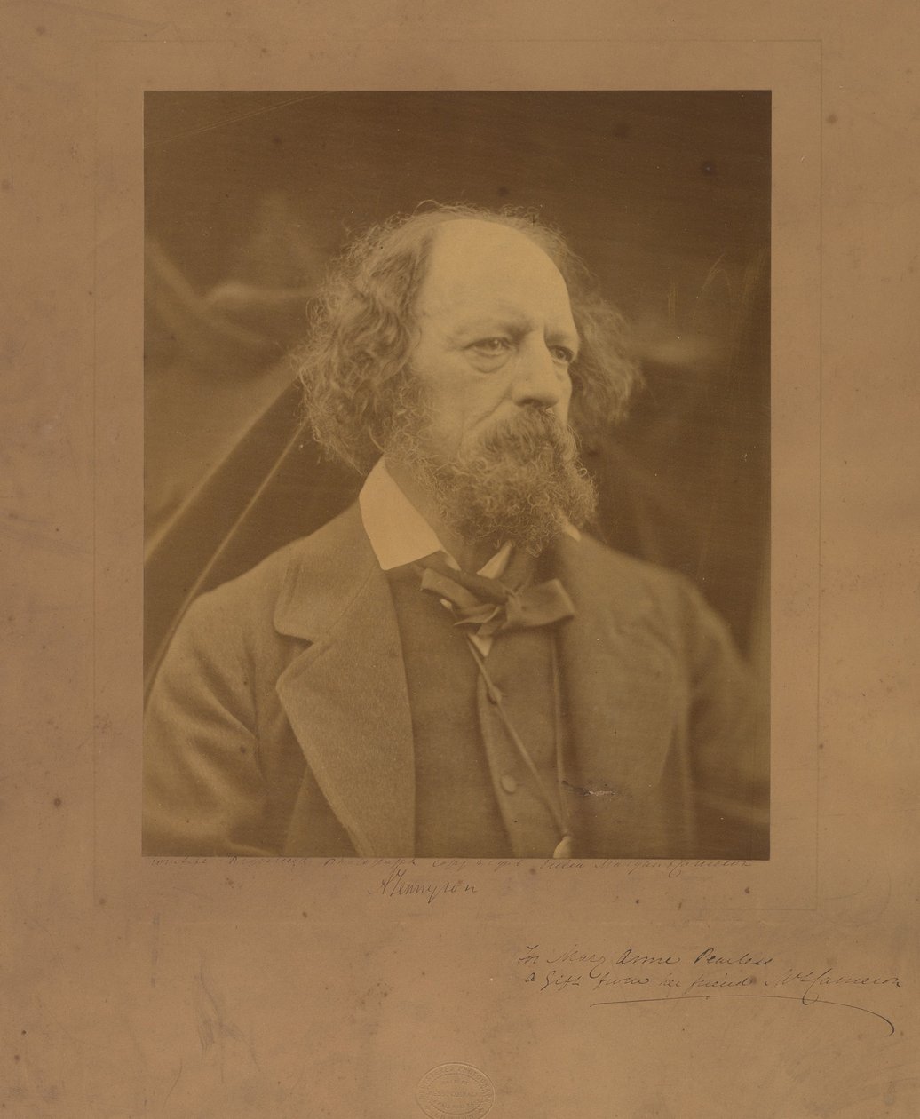 Alfred, lord Tennyson autorstwa Julia Margaret Cameron
