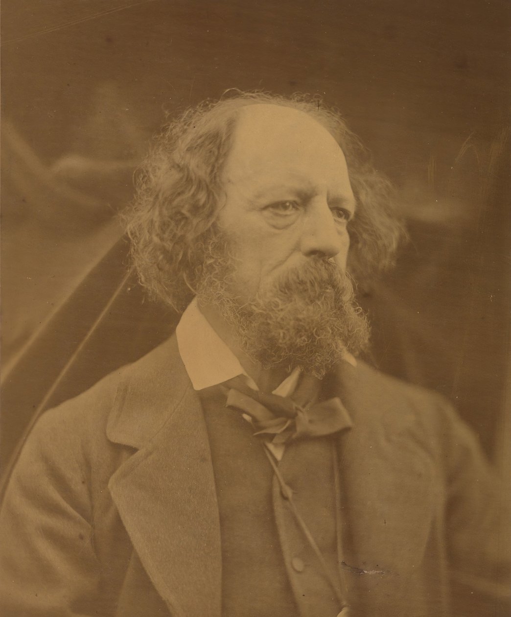 Alfred, Lord Tennyson, ca. 1865. autorstwa Julia Margaret Cameron