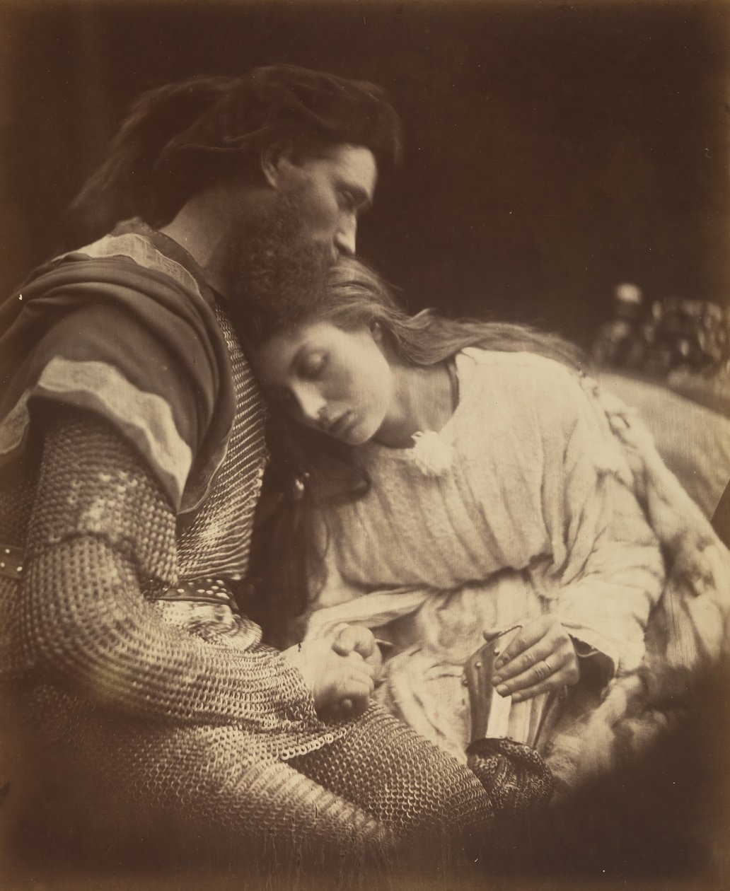 Idylls of the King Alfreda Tennysona i inne wiersze, 1874. autorstwa Julia Margaret Cameron