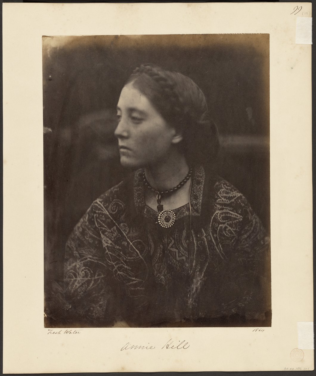 Annie Hill autorstwa Julia Margaret Cameron