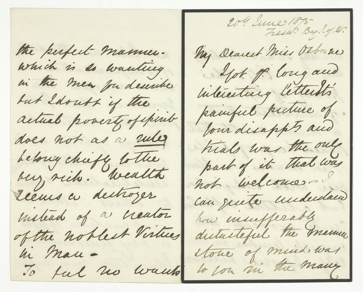 List z autografem, 20 czerwca 1875. autorstwa Julia Margaret Cameron